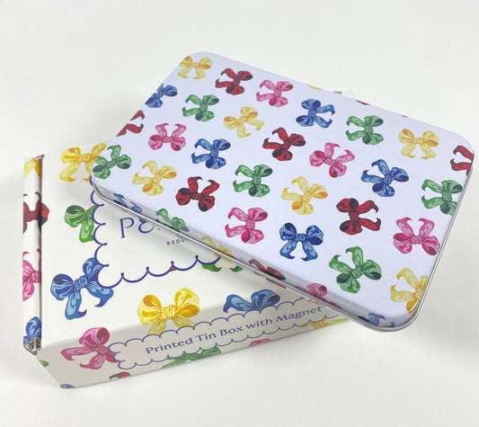 The Collection Bow Printed Tin with Magnet