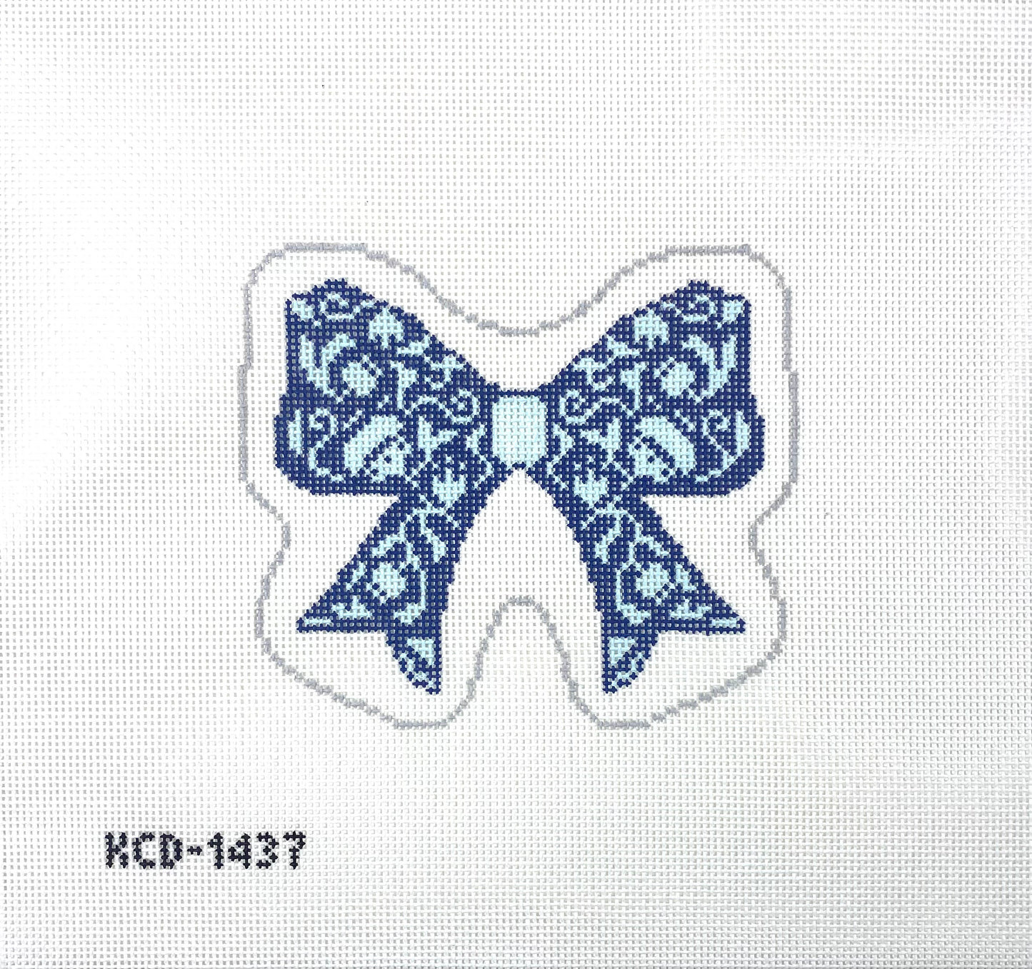 Floral Print Bow