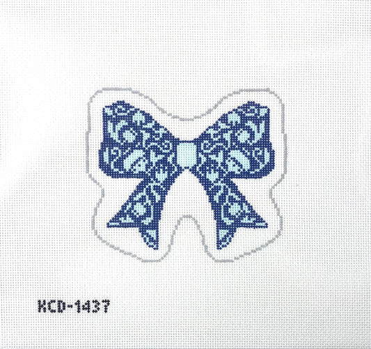 Floral Print Bow