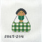 Stitching Angel Green Gingham Angel