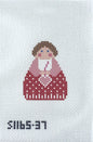 Stitching Angel Red Angel with Pink Heart