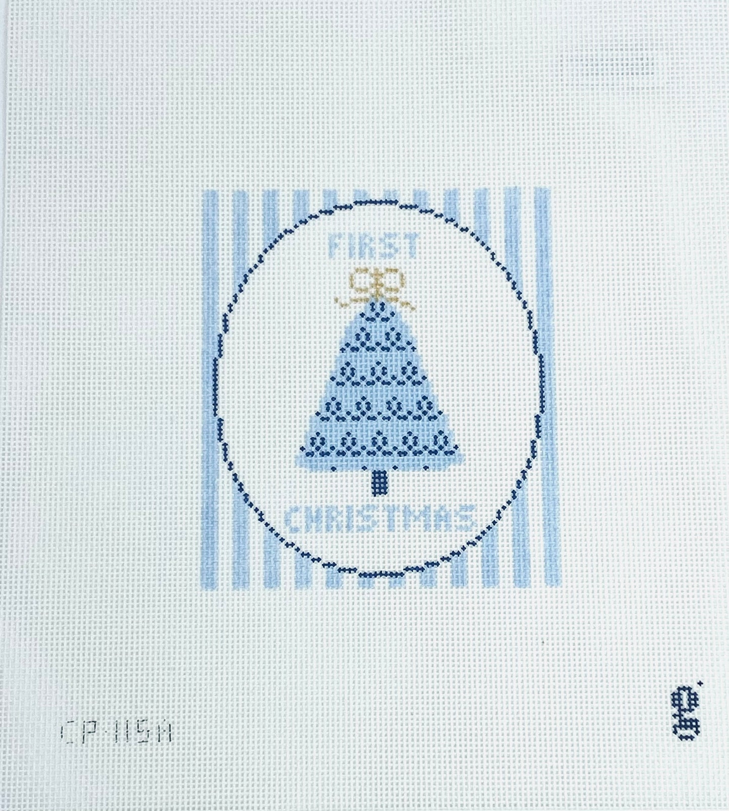 First Christmas Canvas - Blue