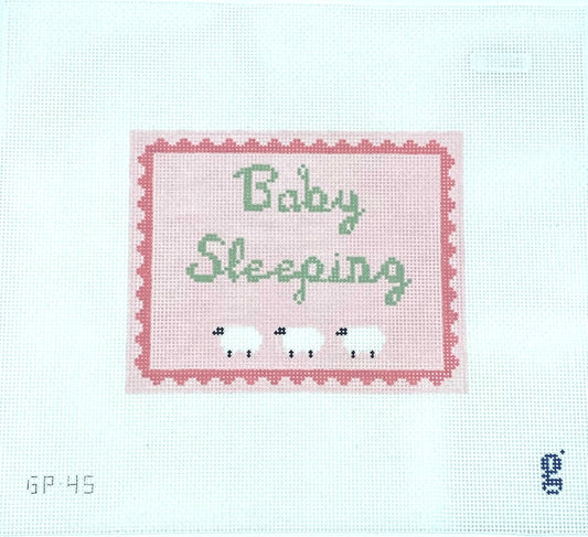 Baby Sleeping Canvas - Pink