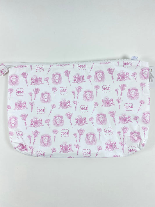 Medium Sorority Toile Bag Phi Mu