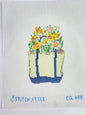 Daffodil Boat Tote Needlepoint Canvas