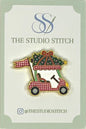 Christmas Golf Cart Needle Minder
