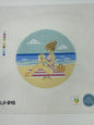 Beach Girl  Needlepointing