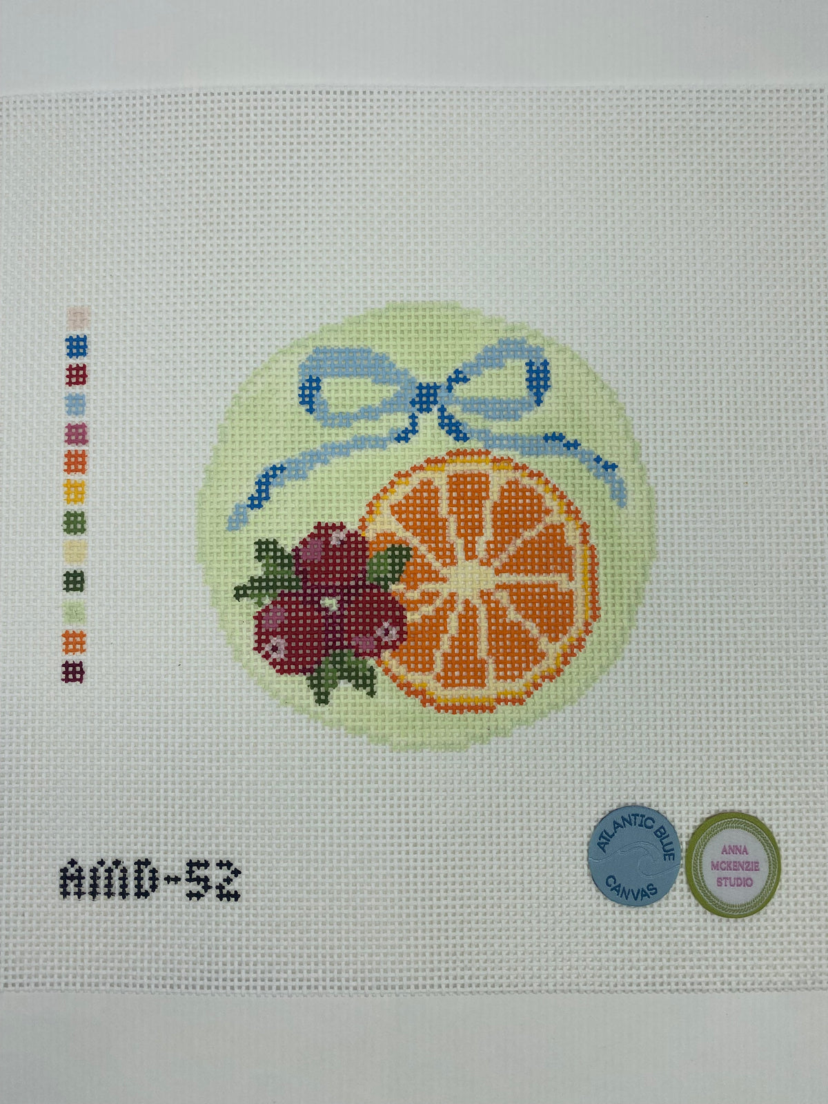 Orange & Cranberry Bow Round