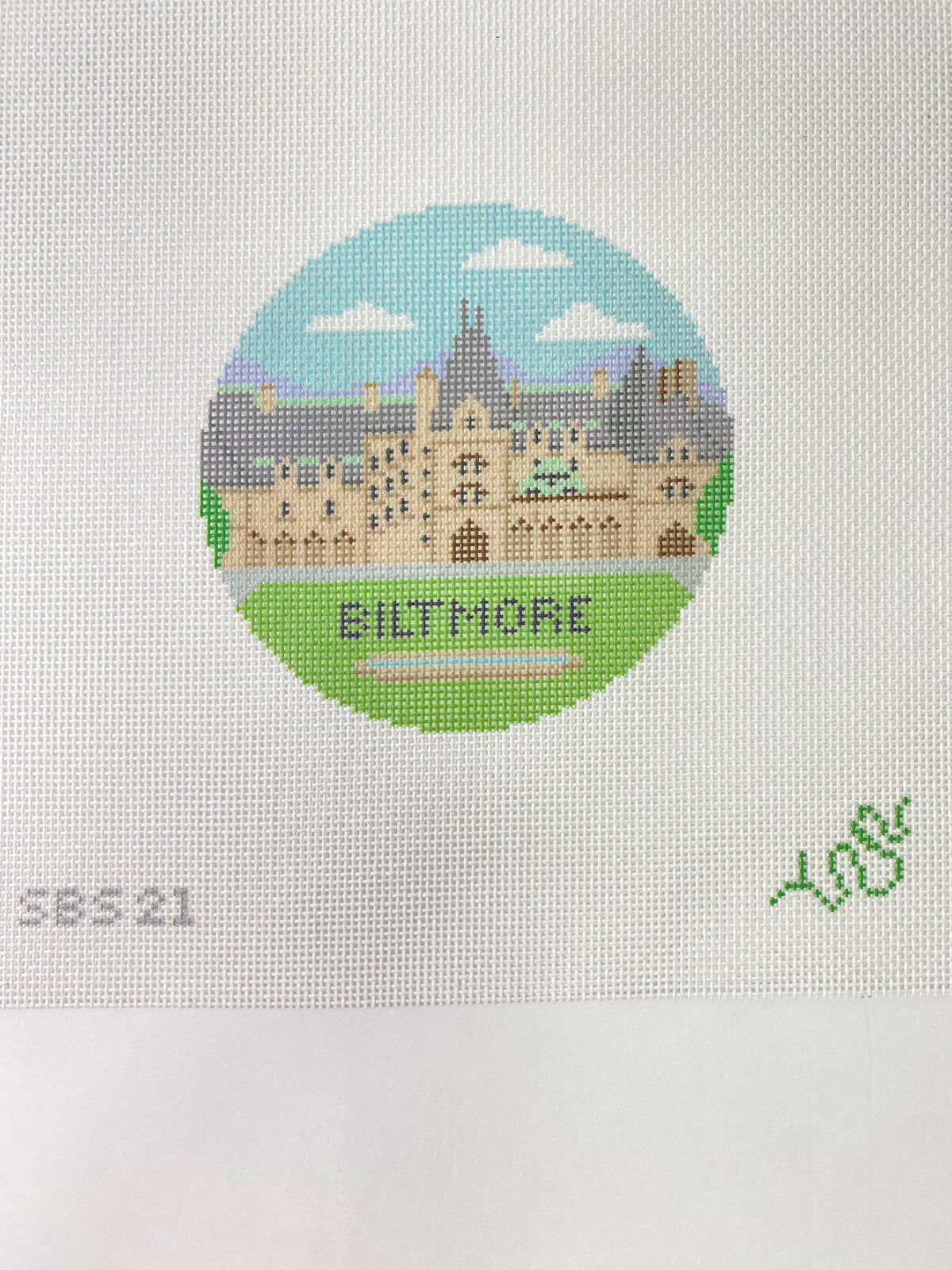 Biltmore Needlepoint Canvas 4" Round