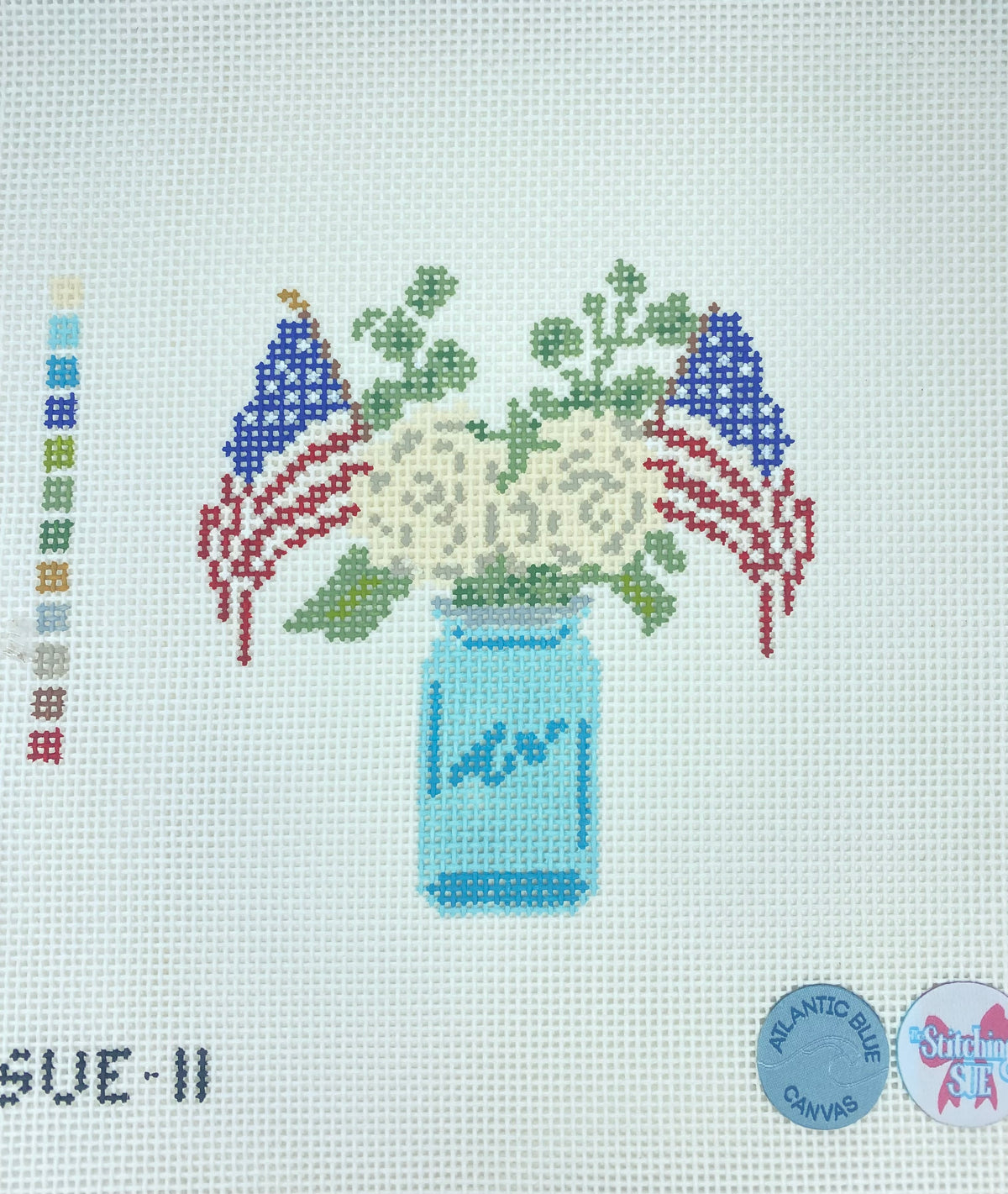 USA Flag Jar