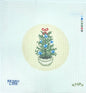 Vintage Blue Christmas Tree