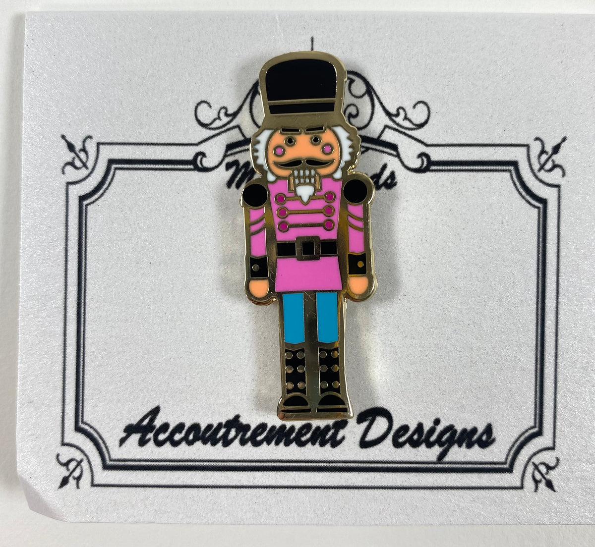 Pink and Blue Nutcracker Needleminder