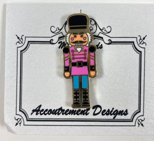 Pink and Blue Nutcracker Needleminder