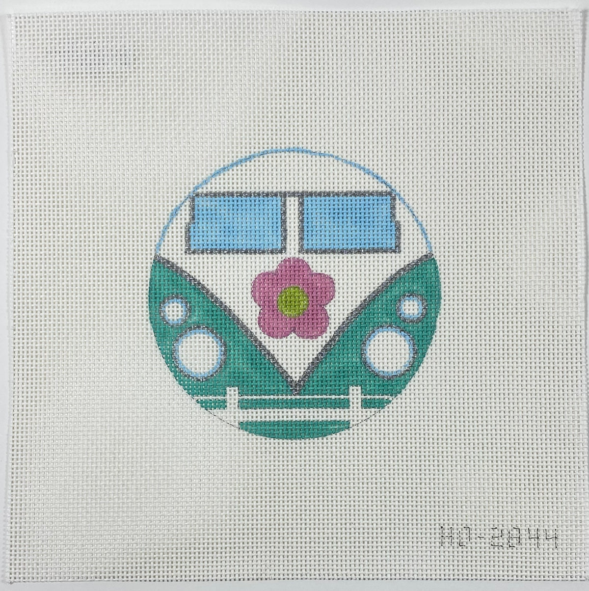 Vintage Teal Bus Ornament