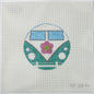 Vintage Teal Bus Ornament