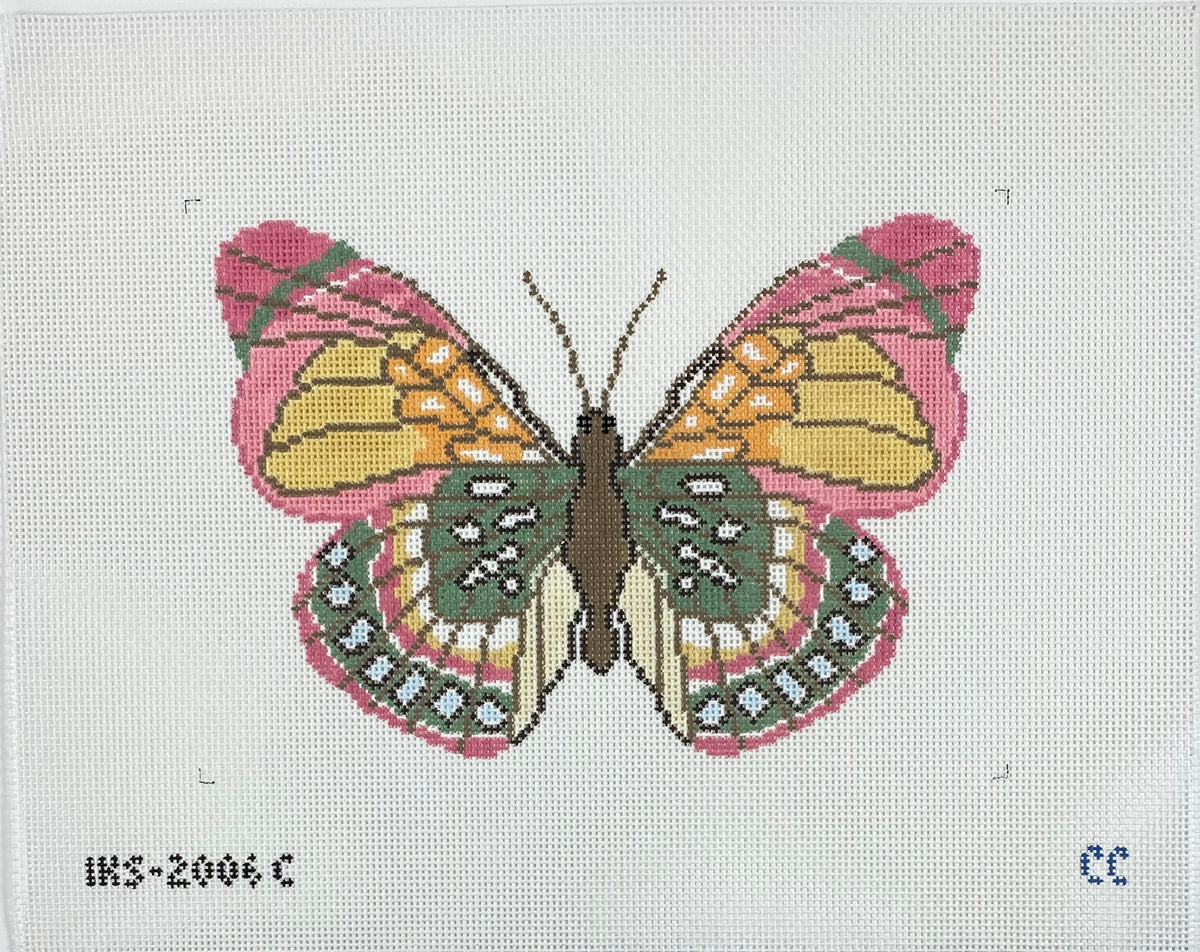 Pink Green Butterfly LG