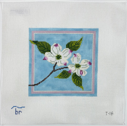 White Dogwood Blossom - 18 mesh
