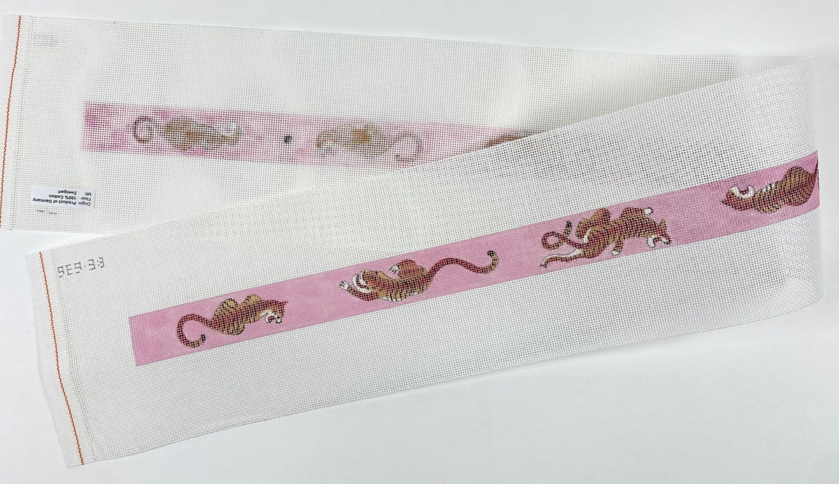 Tiger on Hot pink Belt