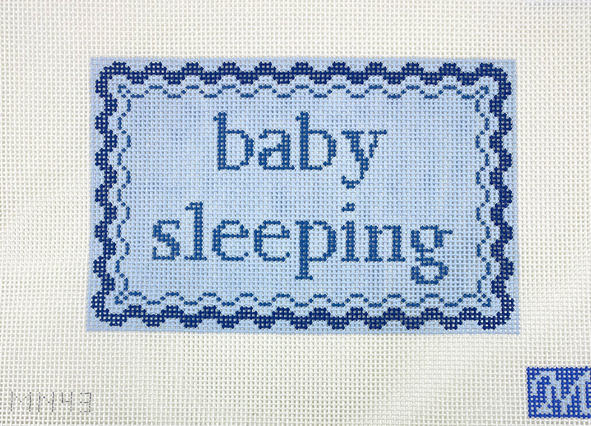 Baby Sleeping Blue
