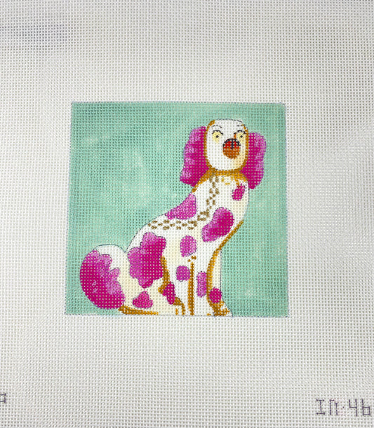 Pink Right Facing Dog