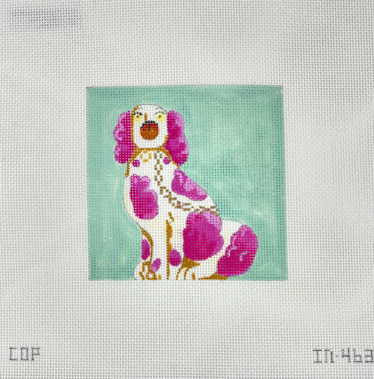 Pink Left Facing Dog