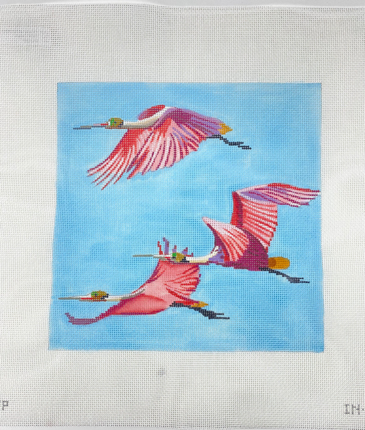 3 Crains in Flight