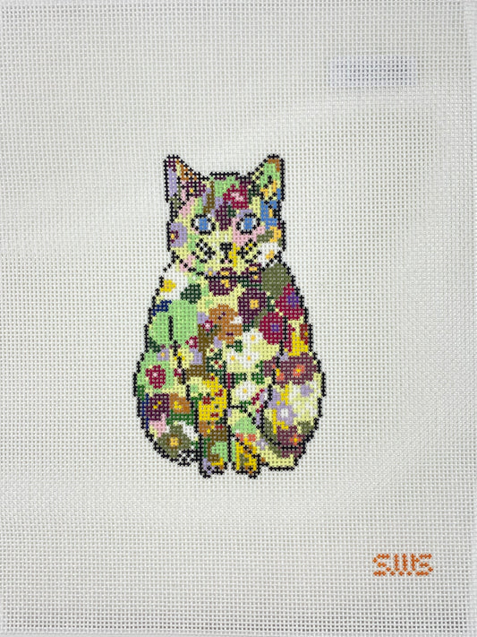 Floral Cat 18 Mesh