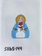 Stitching Angel Snowman