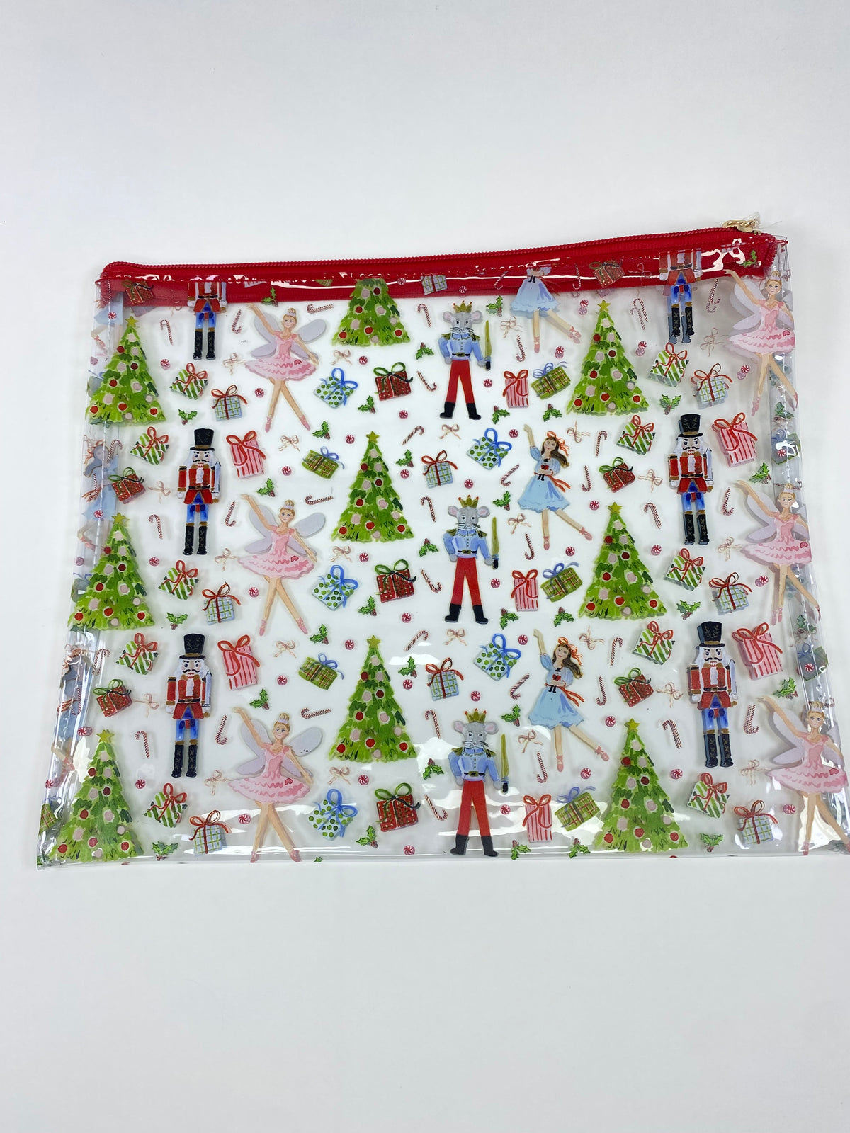 Nutcracker Print PVC Project Bag