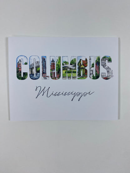 Columbus Watercolor Notecards