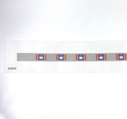 Mississippi Flag Needlepoint Belt