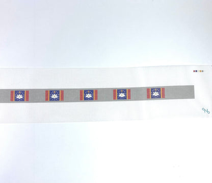 Mississippi Flag Needlepoint Belt
