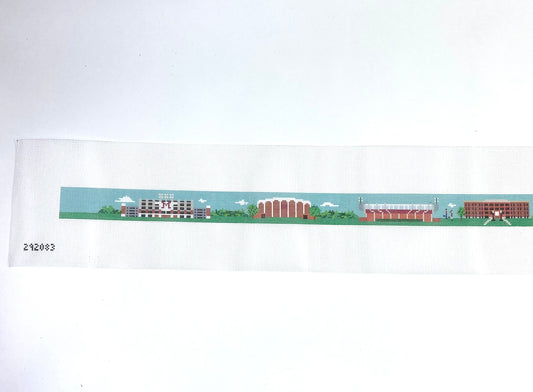 Oxford Mississippi Needlepoint Belt