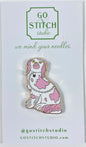 Staffordshire Needle Minder Pink