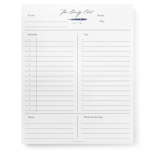 The Daily Edit Pad