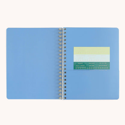 2026-2027 Large Softcover Weekly Simplified Planner - Misty Meadow