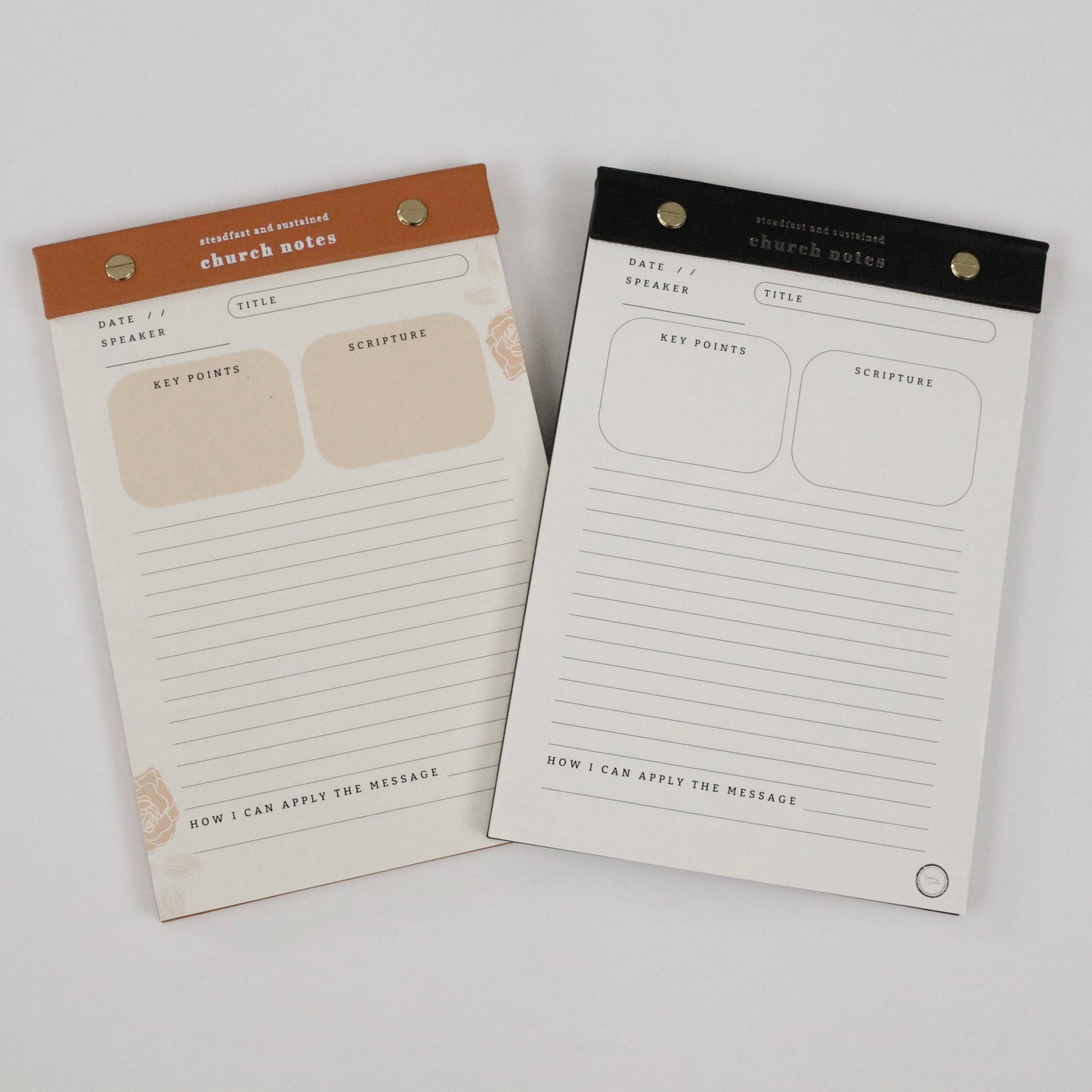 Church Notes Notepad