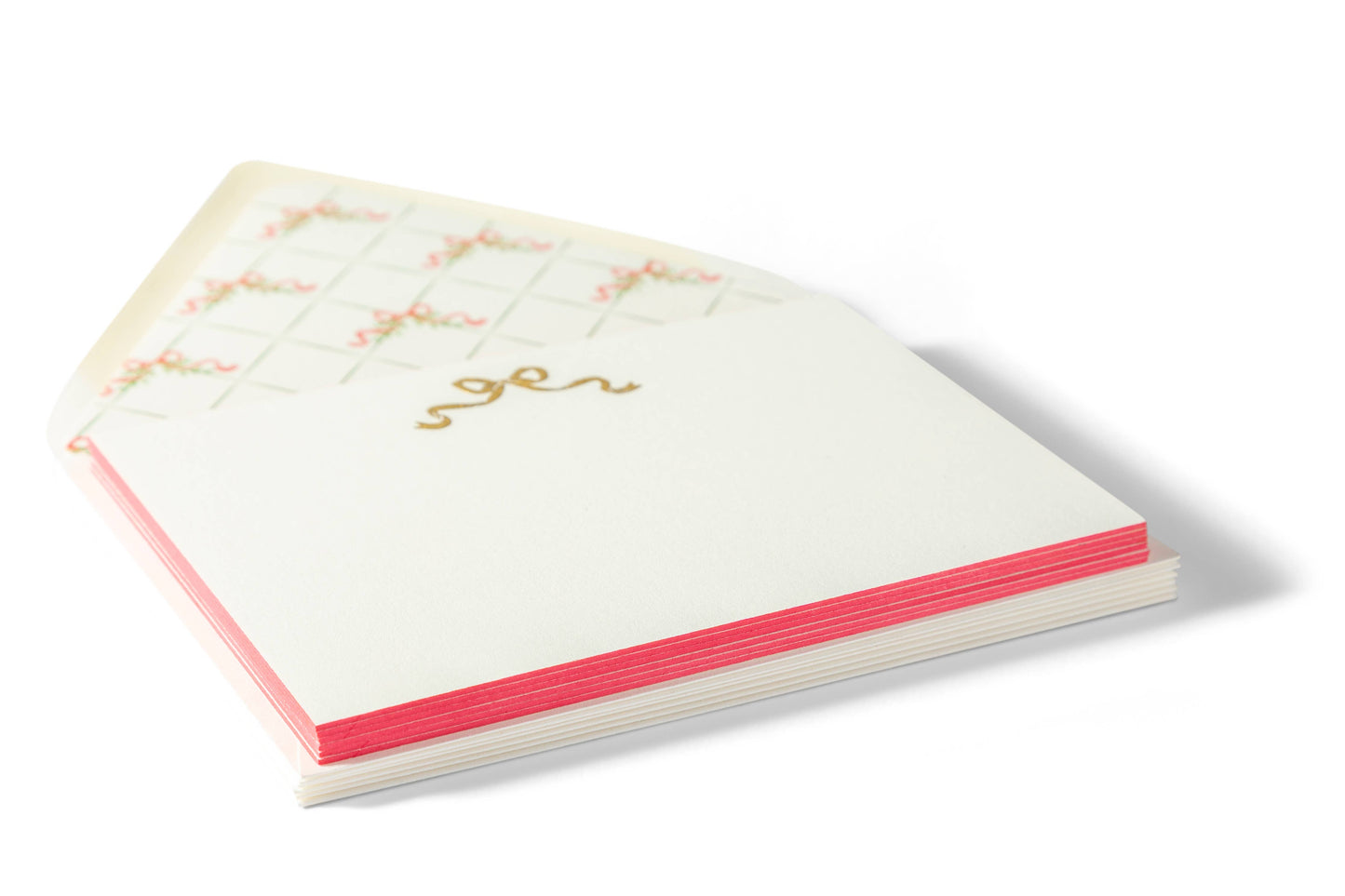Bow | Fancy Pants Engraved Flat Notecards 
