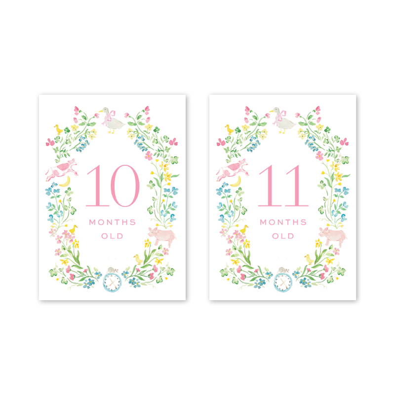 Mother Goose Milestone Cards
