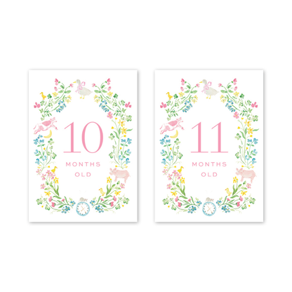 Mother Goose Milestone Cards