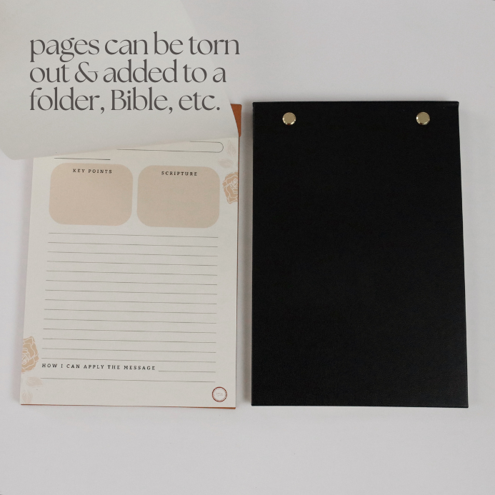 Church Notes Notepad
