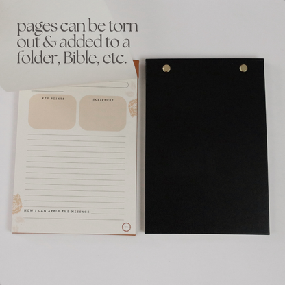 Church Notes Notepad