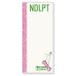 NDLPT Pink and Green Needlepoint  Notepad