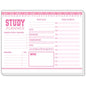 Study Planner Pink Desk Planner