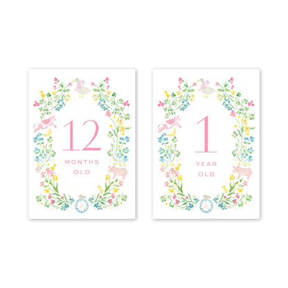 Mother Goose Milestone Cards