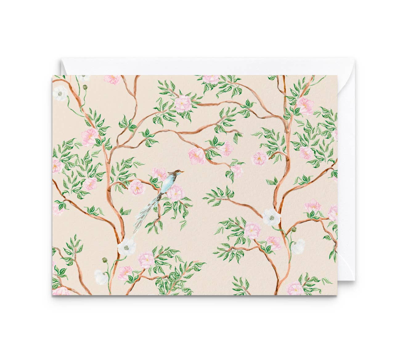 Blush Chinoiserie Notecards | Set of 8