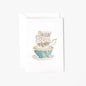 Teacups mini notecard