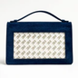 The Everyday Clutch Navy Suede