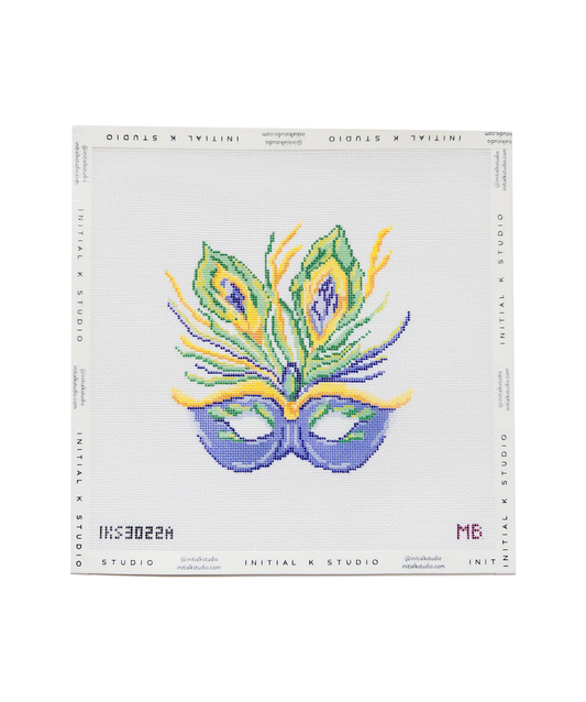 PURPLE MARDI GRAS MASK