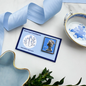 Blue Queen Stamp Magnet